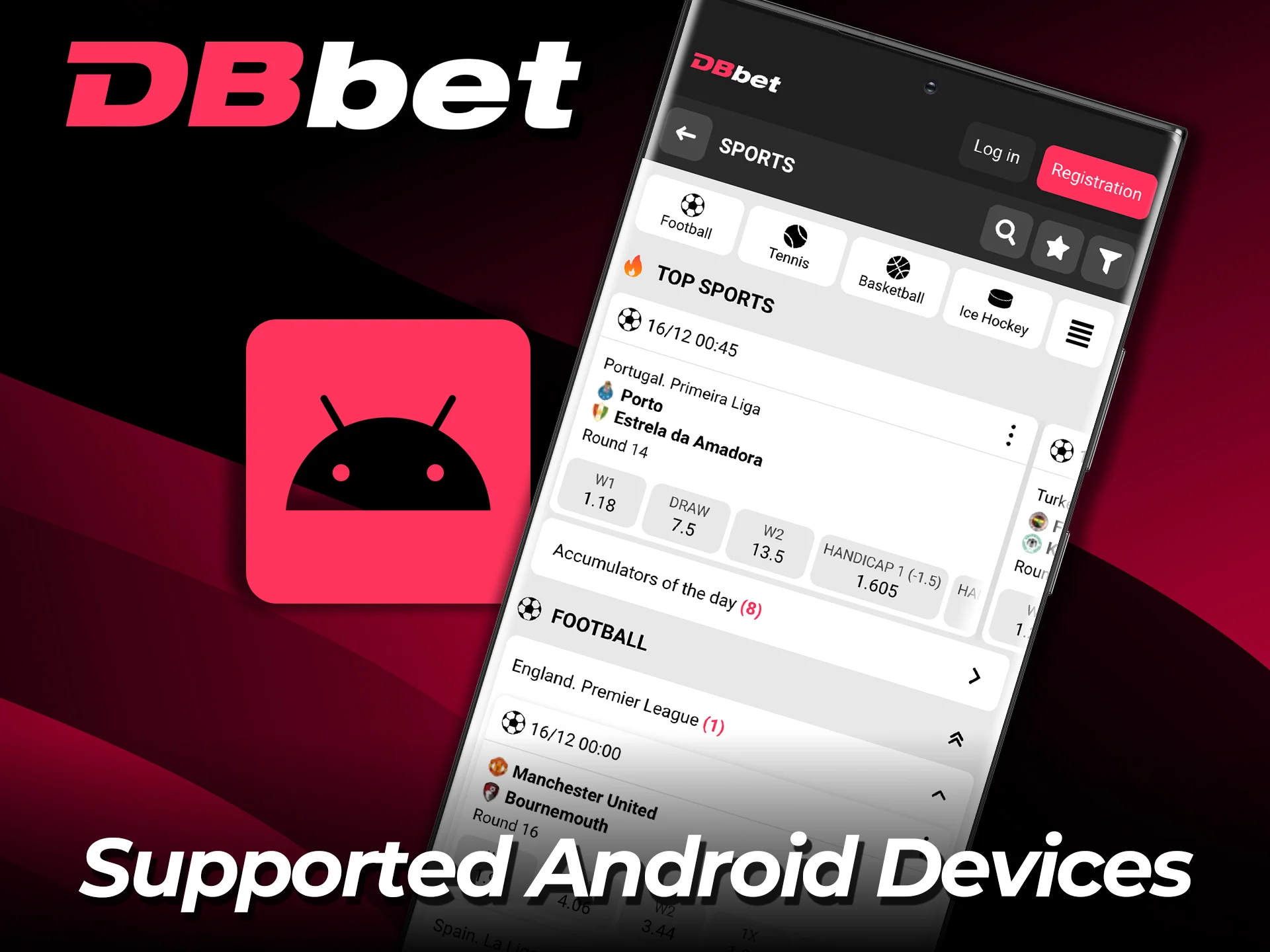 Check supported Android devices for the DBbet app and install today.