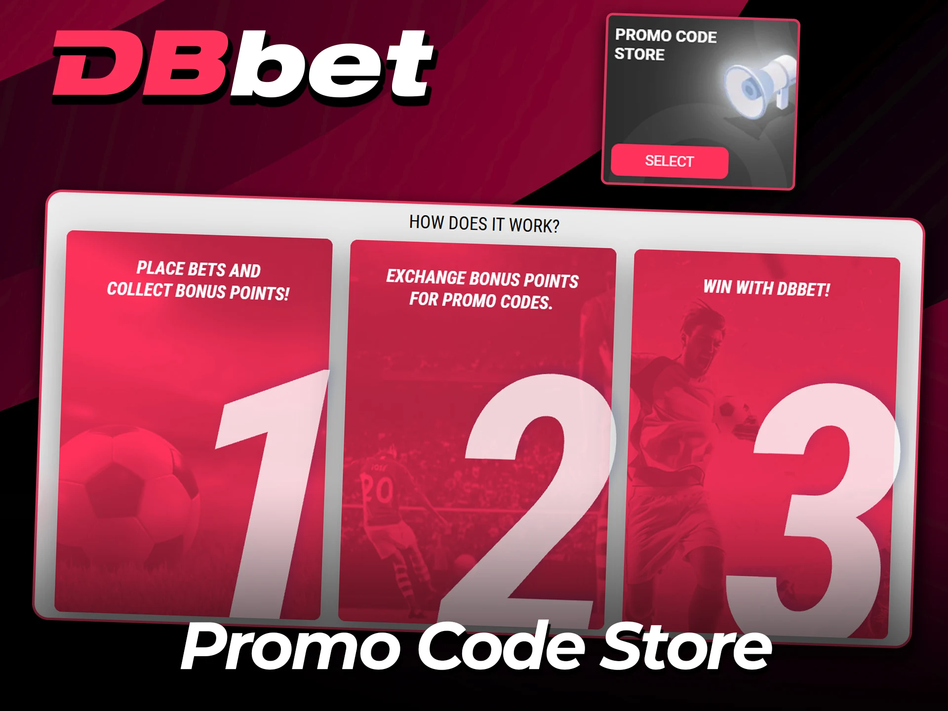 Exchange points for rewards on the official DBbet website.
