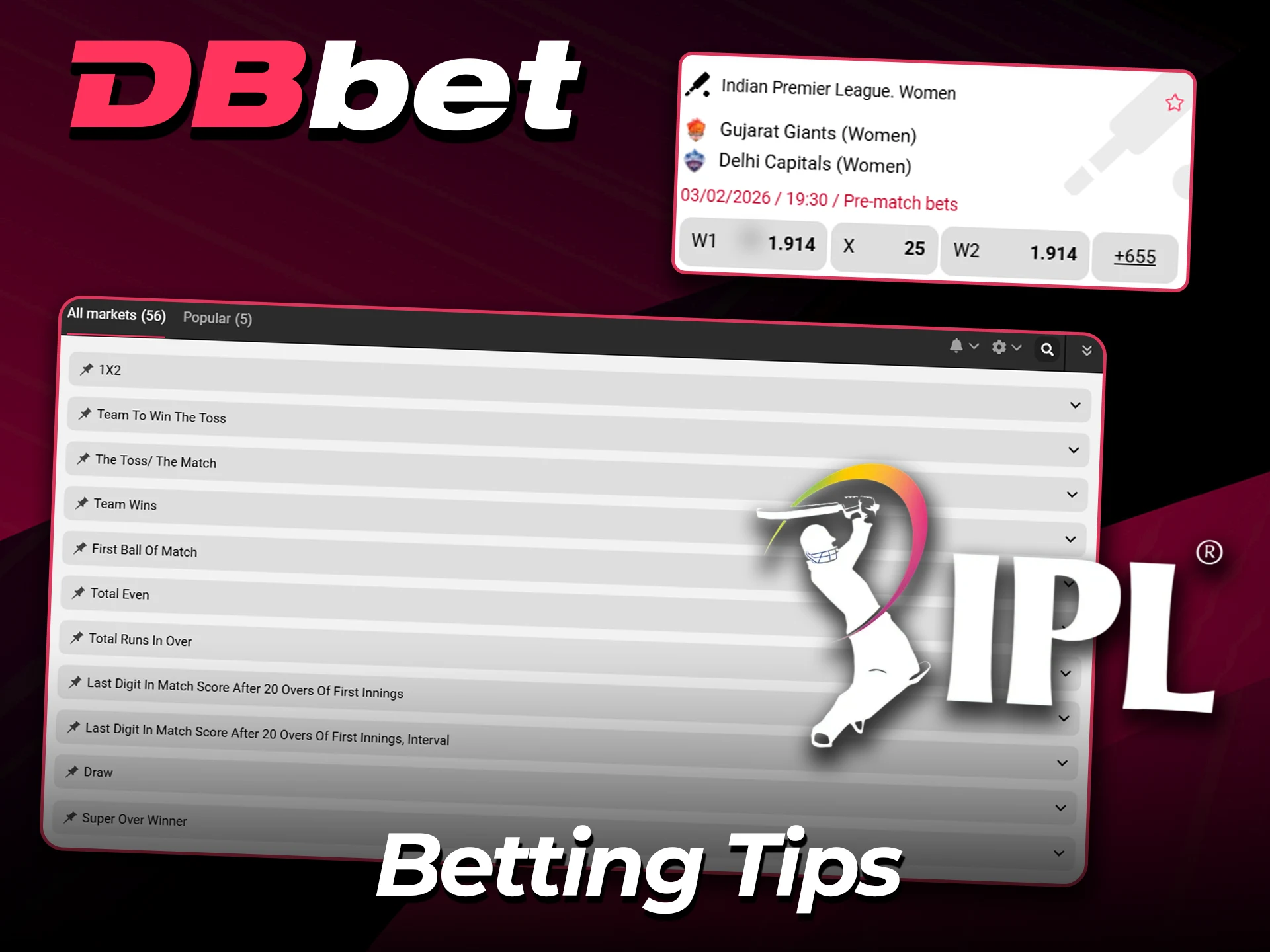 Read winning IPL tips on the official DBbet website.