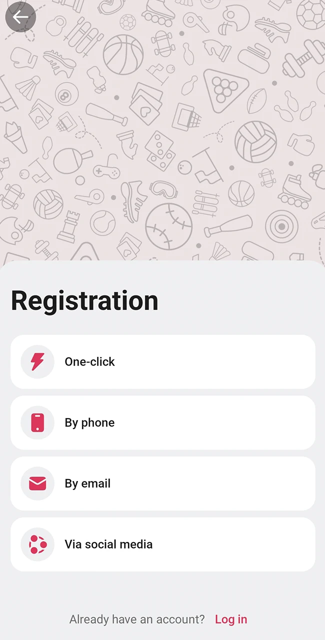 Register on the official DBBet website to play.