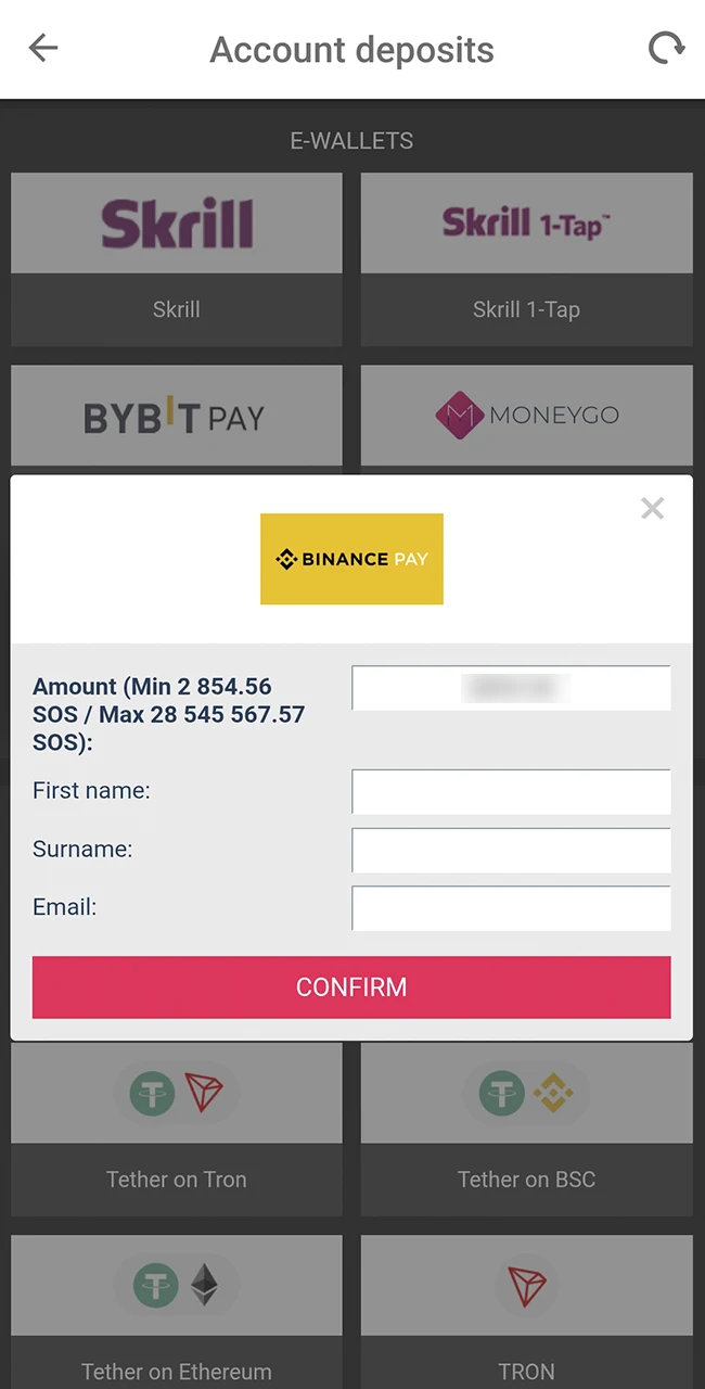 Fund your live casino balance at DBBet.