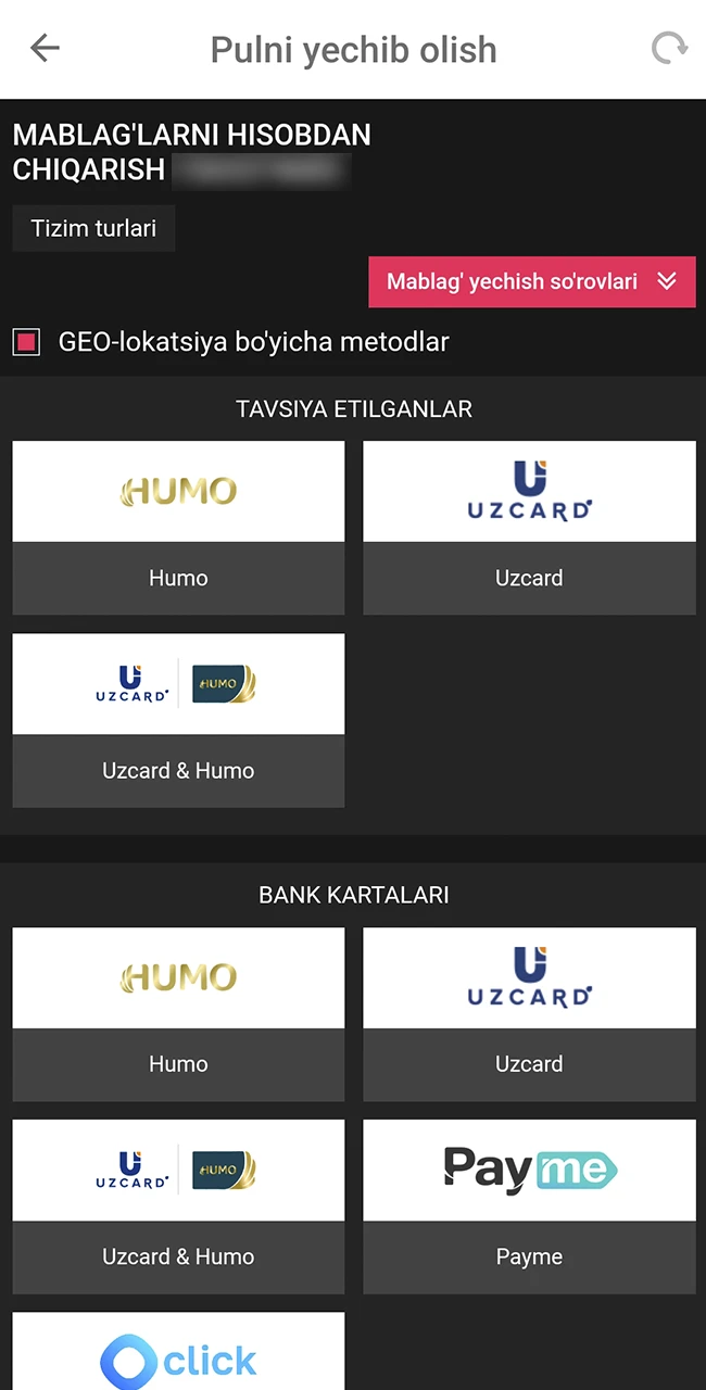 DBBet mahalliy to‘lov usulini tanlang.