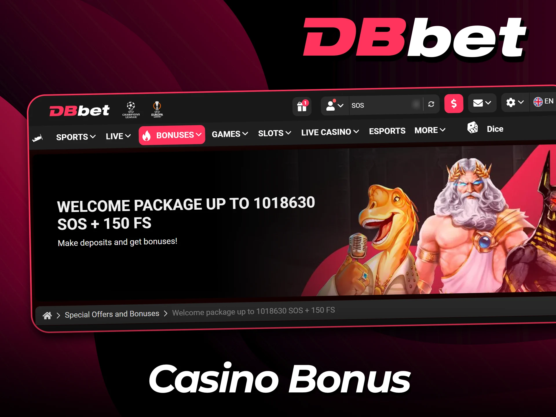 Unlock premium casino rewards at DBbet.