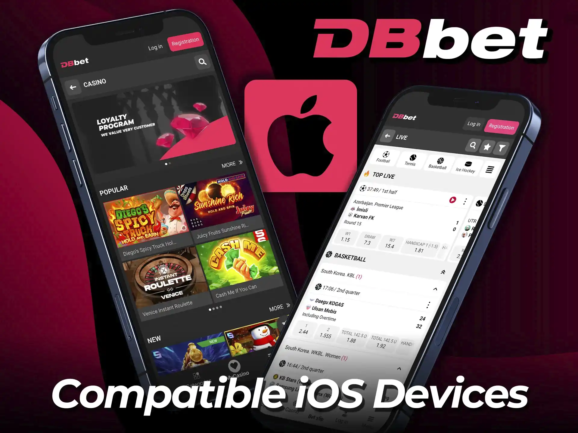 Check iOS compatible devices on the DBBet site today.