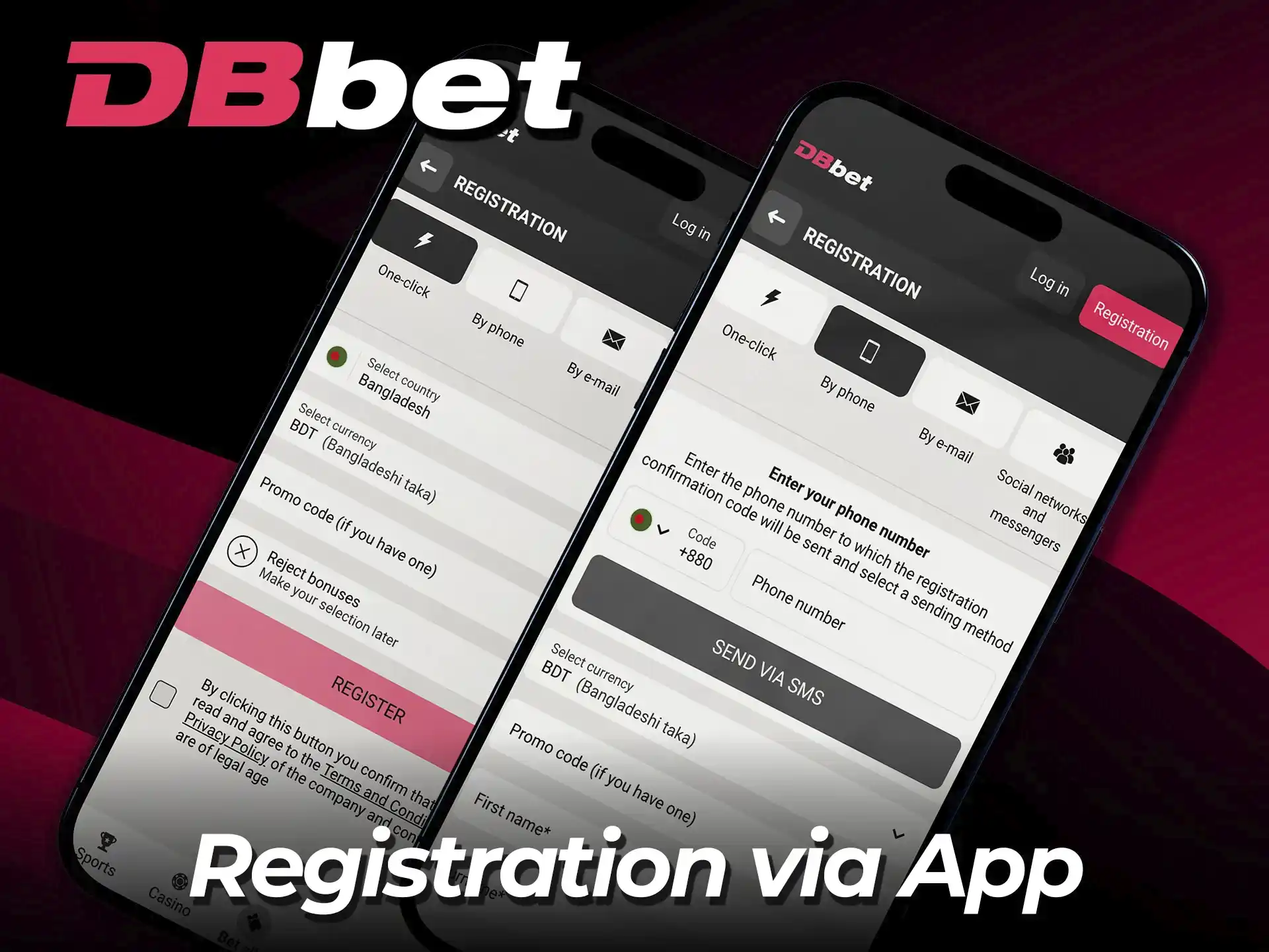 Follow the DBbet app registration guide and join in minutes.