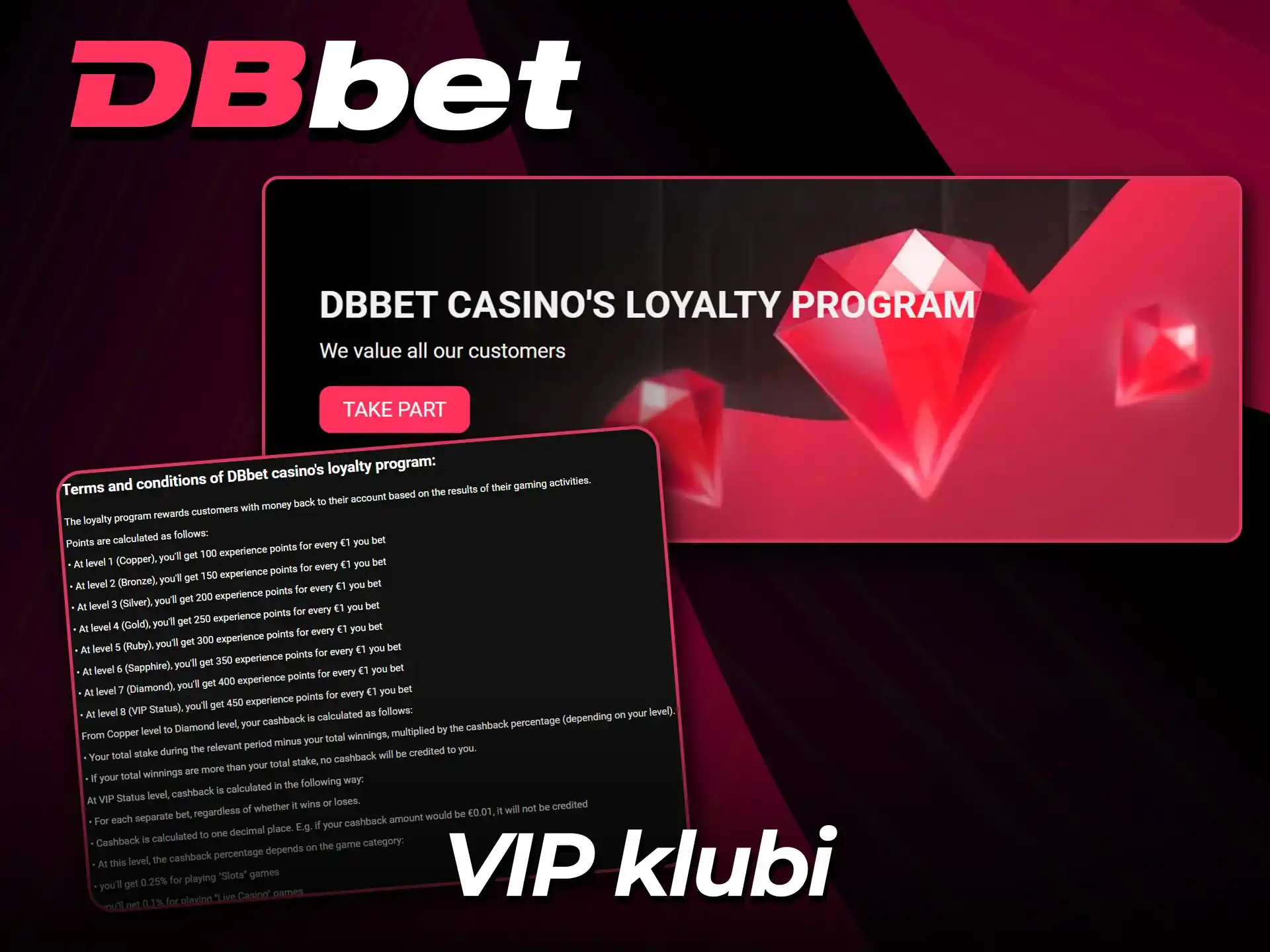 VIP mijozlar uchun maxsus DBBet imtiyozlarini oling.