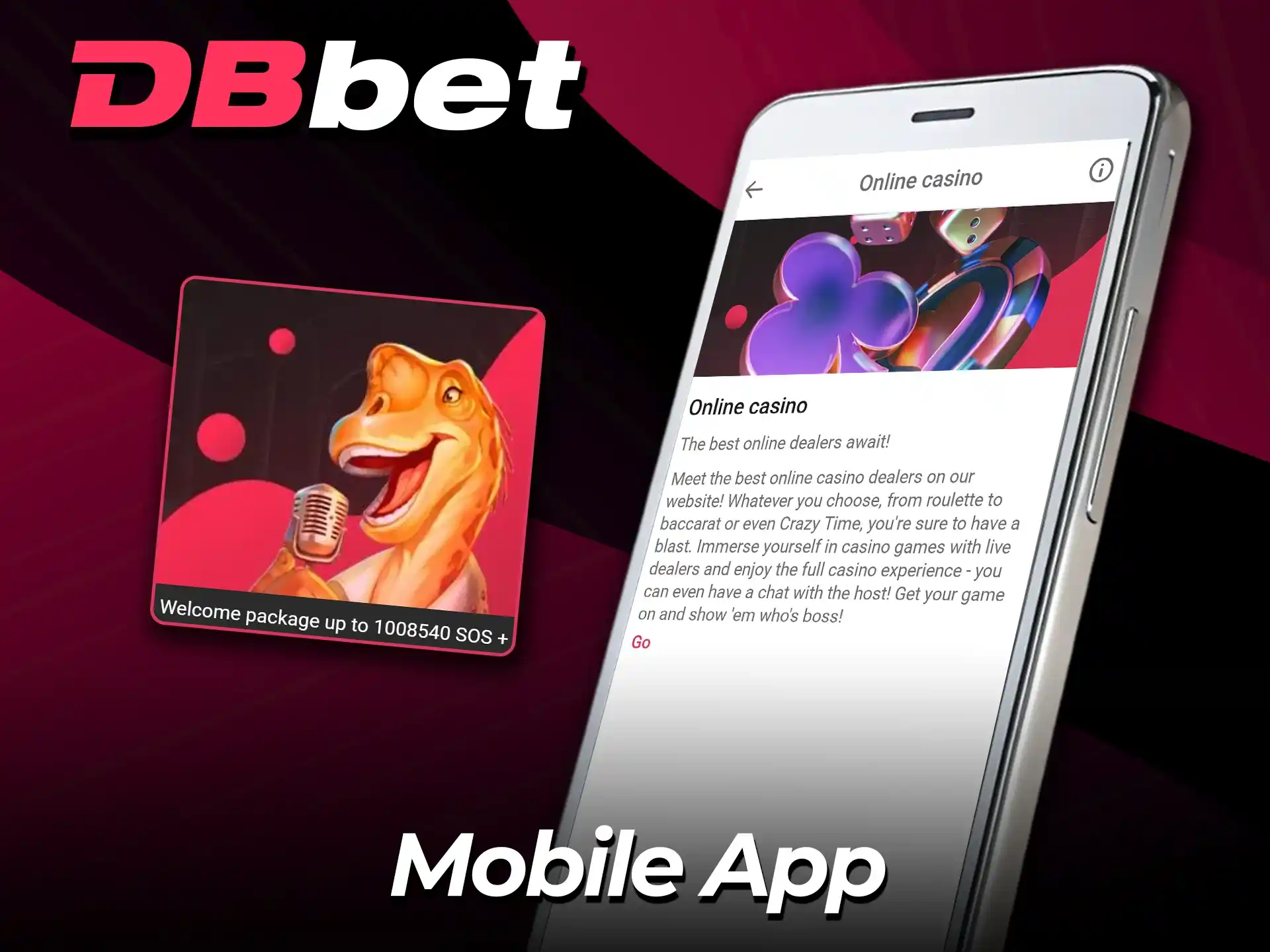 Activate and use rewards through the DBbet app.