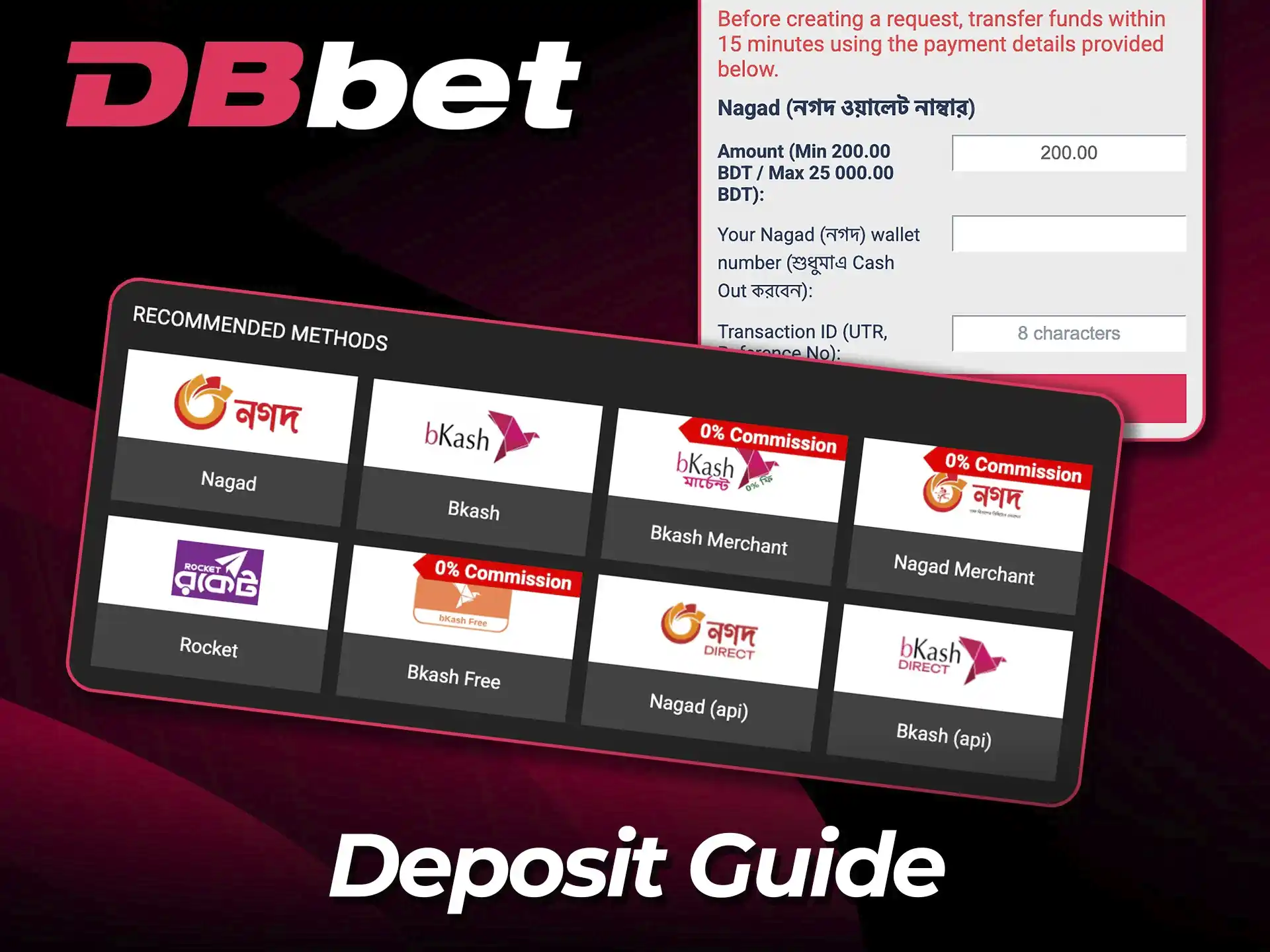 Top up your DBbet balance quickly and access games instantly.