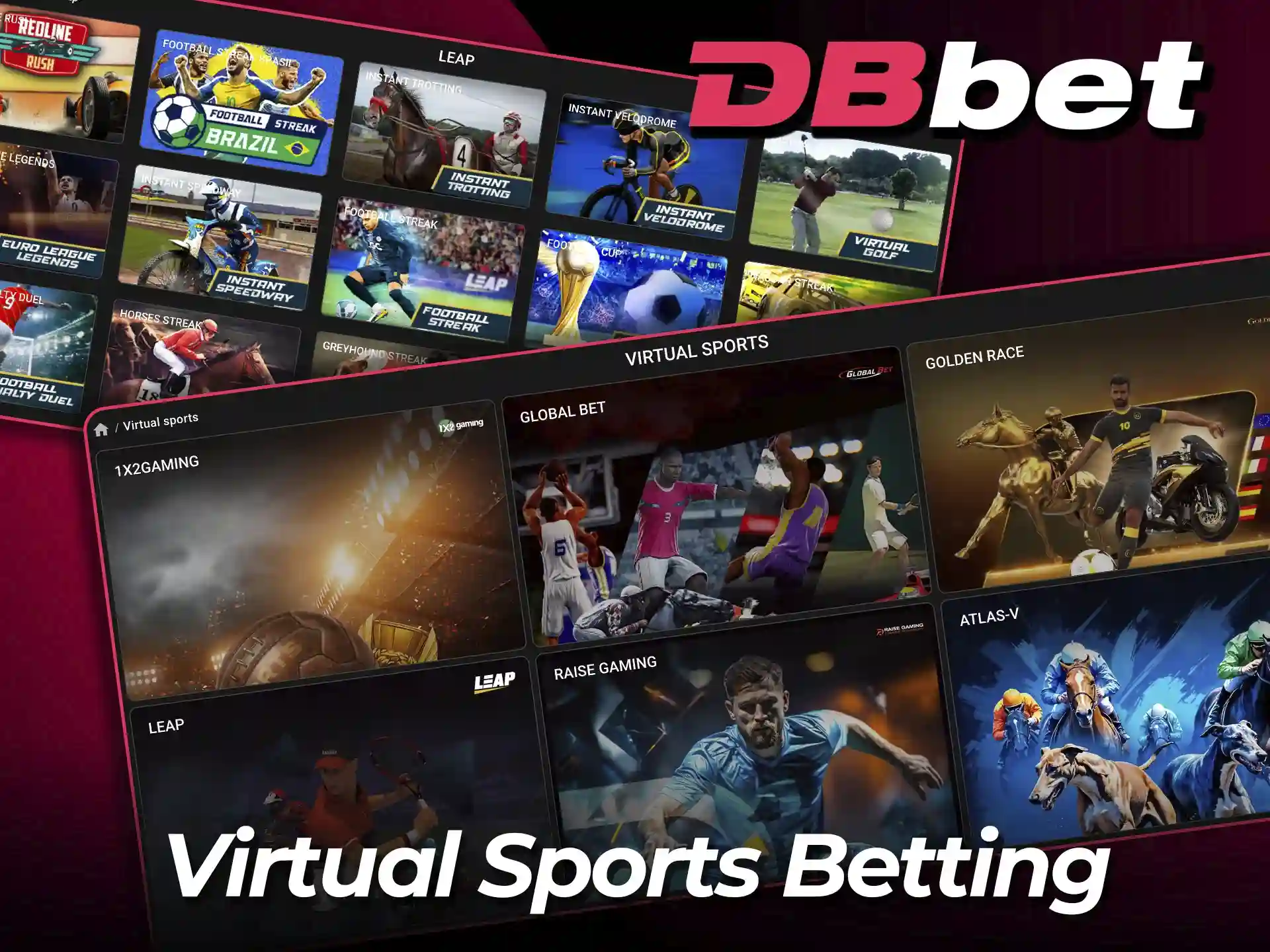 Enjoy virtual sports betting on the DBBet site now.